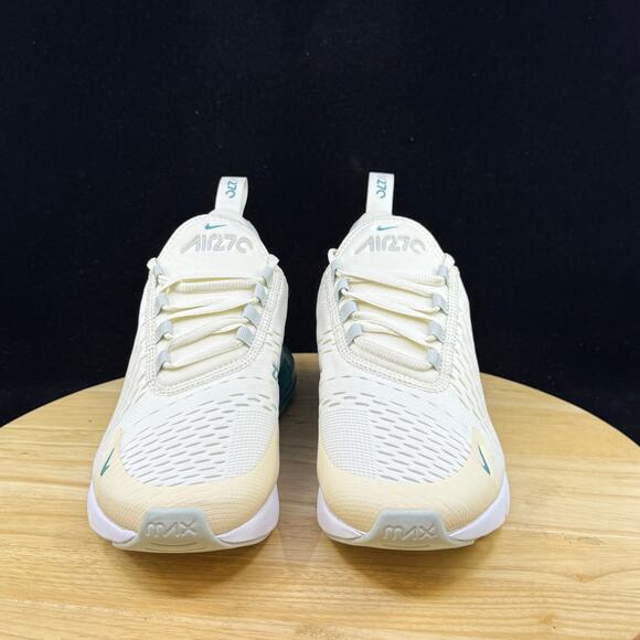 Nike Air Max 270 Shoes (Denim Turquoise/Light Silver/Soft Pearl) Size 6.5Y/ 8 W - Picture 3 of 9